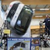 Lkw-Überschlagssimulator auf A12 verdeutlicht Unfallrisiken