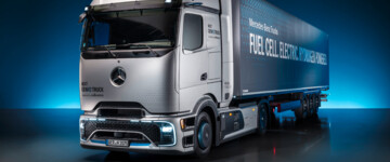 Studioaufnahme des NextGenH2 als Sattelzug 