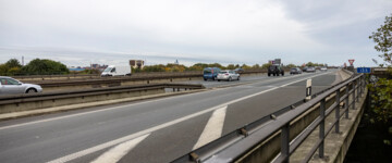 Berliner Brücke der A59 in Duisburg