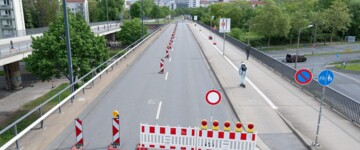 Brücke Dresden, Budapester Straße