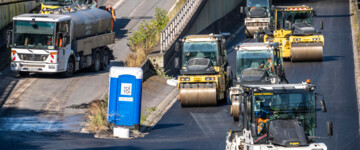 Sanierung der Autobahn A40