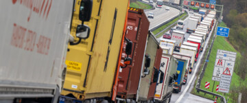 Stau auf der Brennerautobahn