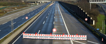 Autobahn gesperrt