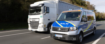 BALM Verkehrskontrolle auf der Autobahn