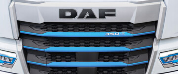 DAF autonomer Lkw von vorne