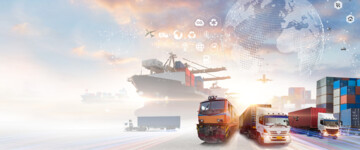 Güterverkehr, Lkw, Zug, Schiff
