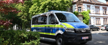 Ein MAN TGE in der Lackierung der Bundespolizei