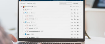 Open-Source-Software der Open Logistics Foundation auf dem Laptop
