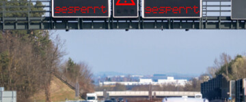 Vollsperrung Autobahn; Autobahn Sperrung