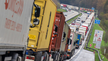 Stau auf der Brennerautobahn