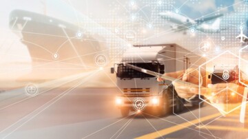 Routenplanung Verkehrsträger Lkw Flugzeug Schiff