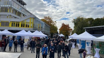 Die Besucher im bayernhafen Nürnberg wurden mehr umso sonniger es wurde