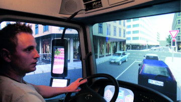 Simulator-Training: LKW-Fahren ohne Straße