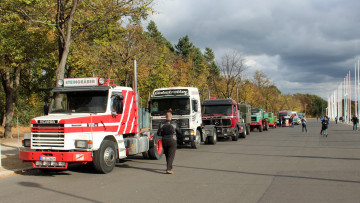 Saisonabschluss der Berliner Alt-Lkw-Runde