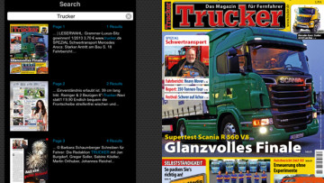 TRUCKER als App bei iTunes und GooglePlay