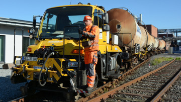 Jobreport Rangier-Unimog-Fahrer: Laster am Zug