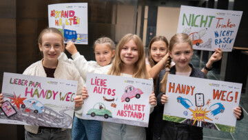 Verkehrssicherheit: Kinder gestalten neue Autobahnkampagne
