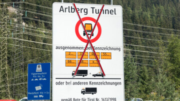 Fahrverbot Arlbergtunnel