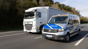 BALM Verkehrskontrolle auf der Autobahn