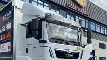 Geis Gruppe testet E-Lkw von MAN Trucks