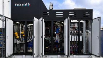 Bosch Wasserstoff-Tankstelle für Lkw