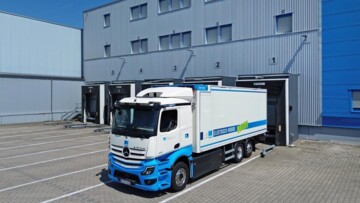BÄKO fährt erste E-Lkw mit TM182 in Deutschland