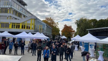 Die Besucher im bayernhafen Nürnberg wurden mehr umso sonniger es wurde