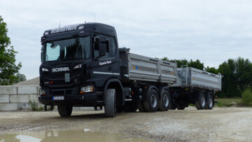 Aufmacher Scania Kipper