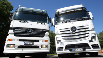 MB Actros alt gegen neu: Generationen-Duell