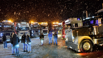 Truckertreffen Schönau: Winterfest