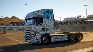 Der Brennstoffzellen-Lkw Nikola Tre