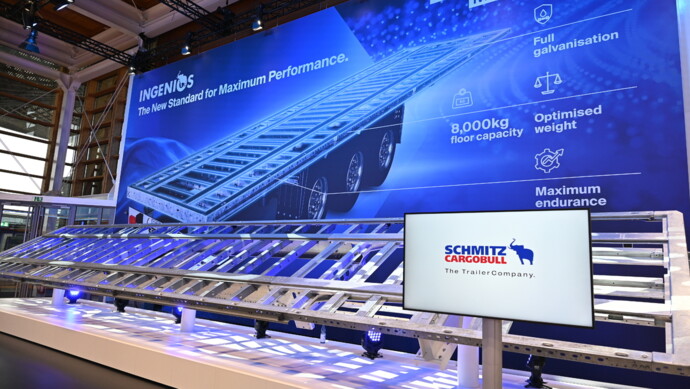 Schmitz Cargobull stellt auf der IAA 2026 das neue Chassis Ingenios vor