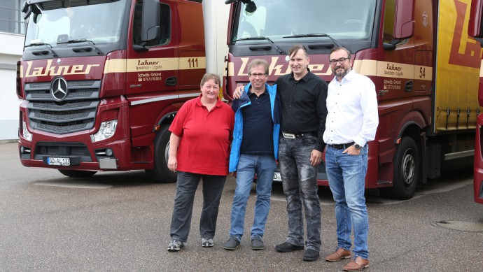 TRUCKER vor Ort: Spedition Lakner in Schwäbisch Gmünd Team Lakner
