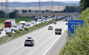 A 7 nach Erdrutsch voll gesperrt Bild