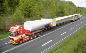 Schwertransport quer durch Dänemark Schwertransport quer durch Dänemark Bild