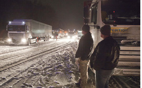 Kälteschutz auch für den Fahrer Kälteschutz auch für den Fahrer Bild