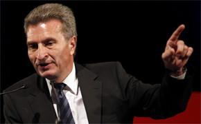 Oettinger: Sprit wird teurer Oettinger: Sprit wird teurer Bild