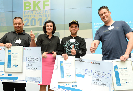 Gewinner von BEST BKF im BMVI geehrt