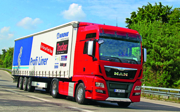 MAN TGX 18.560: Rasantes Sparschwein