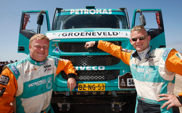 Offroad im Rallye-Truck Iveco Torpedo