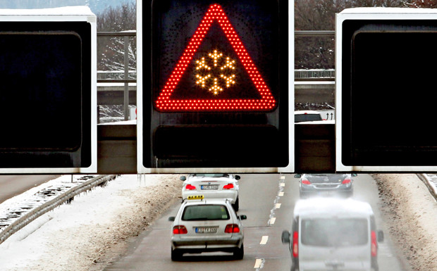 Tempolimit gilt auch ohne Schnee