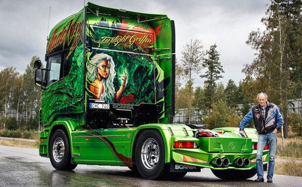 Scania-Showtruck "Jade Wing" von Svempa