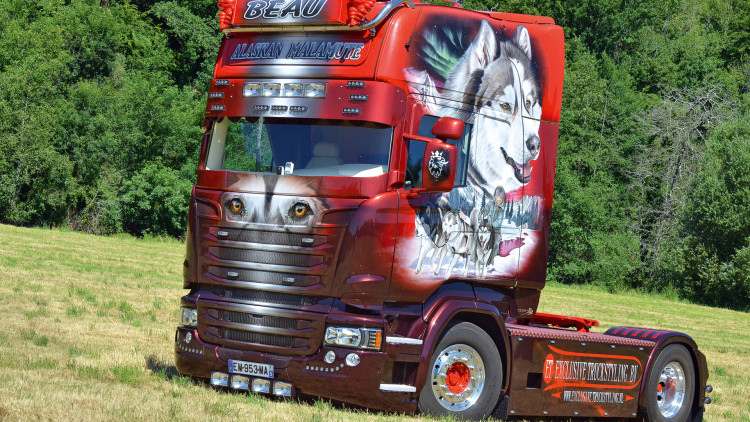 Showtruck Scania R580: Lokomotive des Nordens