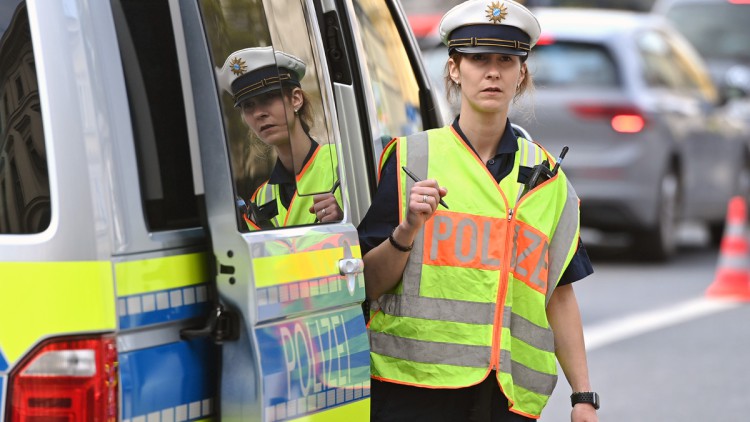 Bild einer Polizeikontrolle