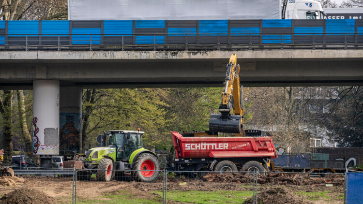 Neubau der A59-Brücke