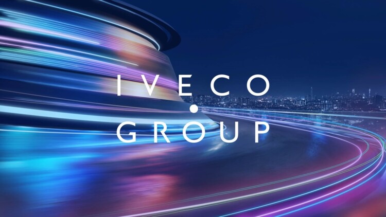Logo mit Schriftzug Iveco Group