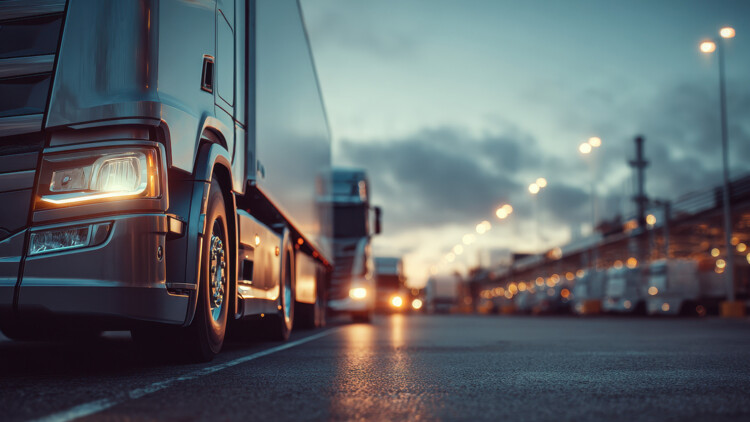 Lkw-Parkplatz 