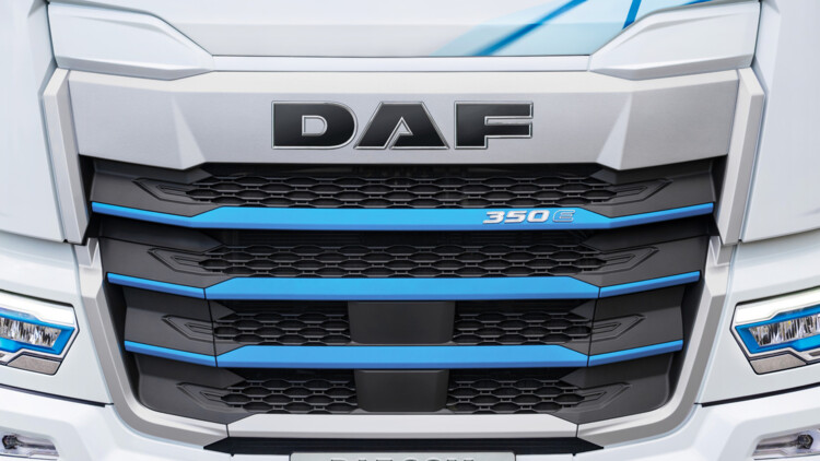 DAF autonomer Lkw von vorne