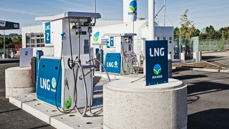 Rolande Bio-LNG-Tankstelle