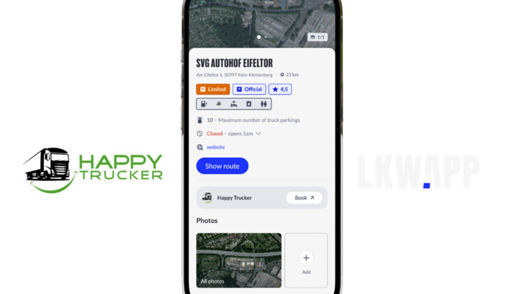 Happy Trucker ergänzt LKW.APP europaweit